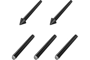 Flintronic Punte di Ricambio per Surface Pen, 5 pezzi Punte di Ricambio compatibili con Microsoft Surface Pro 4/5/6/7/(2017), per Microsoft Surface Book1/2, Laptop1/2, Studio, go1/2