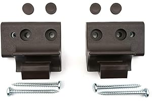 WDF-Service GmbH Ersatzteil für Braas Atelier-Fenster, Griffkonsolen-Set AF 86`/BA, braun