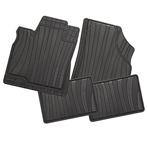 Preisvergleich Produktbild CarFashion 234223 LeMans Auto Fußmatte Allwetter, Schwarz, 4
