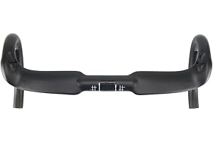 Alfa Pasca Cintre Carbone Guidon Velo Route Guidon de vélo de Route en Carbone UD Mat/Brillant diamètre 31.8mm Cintre Velo Route 400/420/440mm