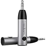 CrossBeats Mini Bluetooth Receiver Wireless Bluetooth Car Adapter Mini Portable 3.5mm Aux Adapter and Build-in Mic for Car Ho