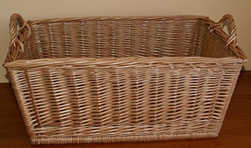 Wäschekorb Wäschebox Weide BKM verschiedene Varianten zur Auswahl (BKM015 - rechteckig, klein)