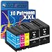 Produktbild PlatinumSerie® 10x Druckerpatrone XXL kompatibel für HP 932 XL und 933 XL Black Cyan Magenta Yellow mit Chip HP Officejet 6600 E-ALL-IN-ONE 6700 Premium 7110 7110 E All-In-One