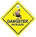 Produktbild Gangster Gangster On Board "-Schild, On Board Schild Gangster, Autoaufkleber, Rapper Gangster, Hip Hop, Witz, Vinyl, für das Auto
