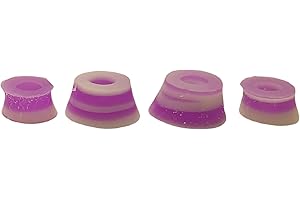 SPITBOARDS Fingerboard Swirl Bushings Duro Series 78A Purple - White