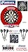 Produktbild Eclipse HD 2 + H. Surround red + Taylor Darts + Abwurflinie + 5er Set Flights