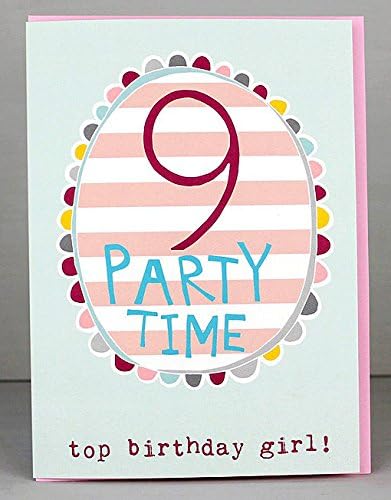 Girls 9th Birthday Cards by Molly Mae (TS09)