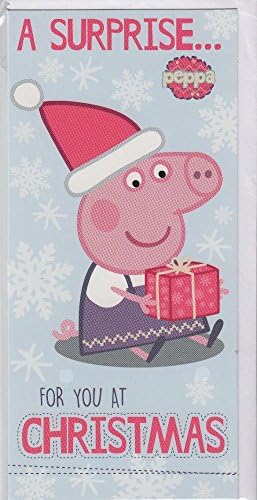 Peppa Pig Christmas Money Wallet Card