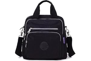 WondFans Noucadeaux Sac à dos en nylon imperméable multicouche