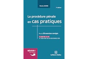 La procédure pénale en cas pratiques. 7e éd.