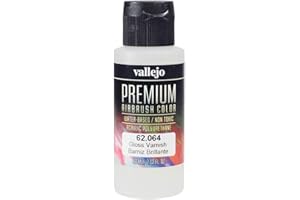 VALLEJO AV - Peinture Aérographe de qualité supérieure - 60 ml - Vernis brillant
