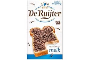 Dutch Milk Chocolate Sprinkles | De Ruijter | Chocolate Sprinkles Milk | Total Weight 380 Grams