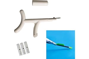 WEREWOLVES Tir à l'arc flèche Plume grattoir décapant fletching Outil de Suppression pour Bricolage flèche Arbre