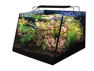 Lifegard Aquatics R800200 Full-View 5 Gallon Aquarium With Led Light Submersible Filter