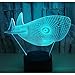 Produktbild Kjfgkf @ 3D Nachtlicht Freundlicher Wal Mit 7 Farben Licht Für Hauptdekorationlampe Erstaunliche Sichtbarmachung Optische Täuschung