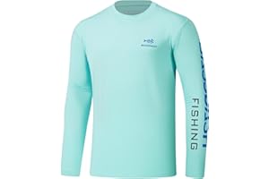 Bassdash Homme Manches Longues T-Shirt Anti-UV UPF 50+ T-Shirts de Pêche pour Hommes FS31M
