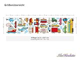 I-love-Wandtattoo WAS-10301 Kinderzimmer Wandsticker Set „Bunte Autos für das Babyzimmer“ zum Kleben Wandtattoo Wandaufkleber Sticker Wanddeko - 2