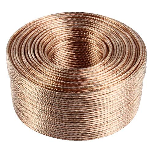 Powergreen CAB-02051-SPTR Rollo de Cable de Altavoz 100M 2X0.5 Color Transparente