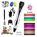 Produktbild 3D Stifte für Kinder mit PLA Filament 16 Farben, ONEAMG 3D Drucker Stift 3D Printing Pen Set Intelligent mit LCD Display, 3D Pen als kreatives Geschenk für Kinder Erwachsene Zeichnung, Schaufel Tools