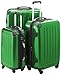 Produktbild Hauptstadtkoffer® 3er Kofferset Hartschale Trolley119l,74l,42l gesamt 235 Lite metallic-grün-Hochglanz,TSA-Schloss 4 cm Dehnfalte,4 Doppelrollen ineinander stapelbar Modell Alex