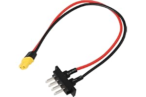 eMagTech Ebike batterikabeladapter kompatibel med XT60 30 cm 14AWG kompatibel med Hailong Max 1 1-2 G80