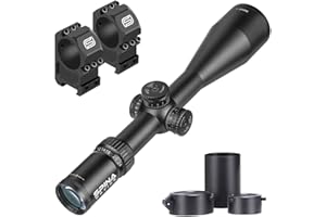 SPINA OPTICS Lunette de visée 4-24X56SF Viseurs optiques de Chasse en Verre avec tourelles Parallax latérales réinitialisées 30 mm