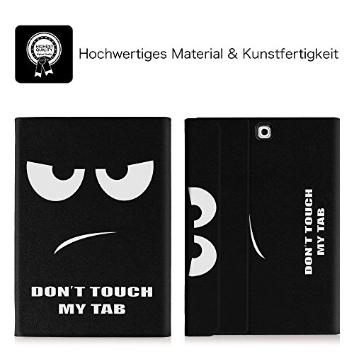 Fintie Blade X1 Samsung Galaxy Tab S2 9.7 Bluetooth Tastatur Hülle Keyboard Case – Ultradünn leicht SmartShell Ständer Schutzhülle mit magnetisch abnehmbar drahtloser Bluetooth Tastatur für Samsung Galaxy Tab S2 T810N / T815N / T813N / T819N 24,6 cm (9,7 Zoll) Tablet, Don’t Touch - 3