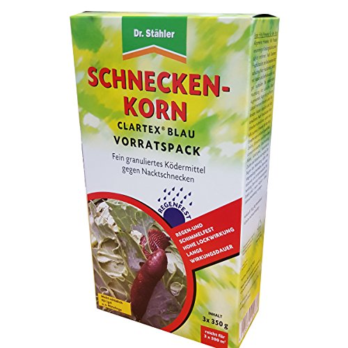Preisvergleich Produktbild DR. STÄHLER Clartex blau Schneckenkorn, 3 x 350 g