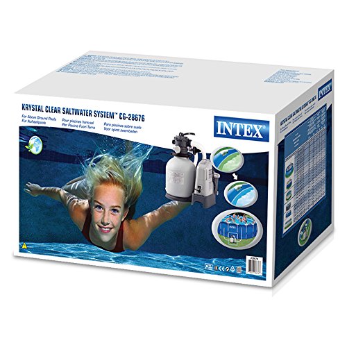 Intex 28676 Krystal Clear Sandfilteranlage 6 m³, Salzwassersystem - 3
