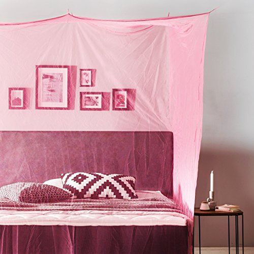Lumaland Moskitonetz Mückennetz Insektenabwehr eckig 220 x 200 x 210 cm Indoor Outdoor Reise travel waschbar Polyester