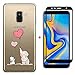 Produktbild Qsdd Ersatz für Samsung Galaxy J6 Plus 2018 Ultra Dünner Weicher TPU Fall+1 * Freies Gehärtetes Glas Schutzfilm Anti Scratch Schutzhülle(Elefant)