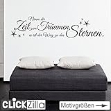Wandtattoo - Clickzilla - A215 - Nimm dir Zeit zum Träumen es ist der Weg zu den Sternen