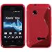 Produktbild PhoneNatic Case für Sony Xperia tipo Hülle Silikon pink S-Style + 2 Schutzfolien
