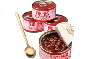 ‎MKSDDF MKSDDF-Crispy Chili Oil-Paste 80g X3 Würzig-Pikante Champignon | Vegan | Schnelle Würzsoße Chinesisches Lebensmittel Dip-Sauce– kann mit Porridge, Nudeln,Teigtaschen,Reis