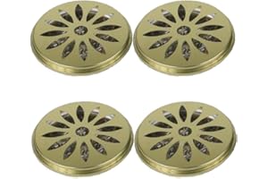 YILANG Edelstahl Coil Halter 4 Stück Metall Sandelholz Halter Mückenspirale Halter Box Mückenspirale Halter Mit Deckel Metall Moskito Sandelholz Halter Für Zuhause Zinn Mücken Sandelholz Räucherspule Brenner