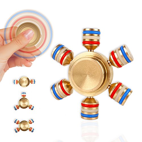 2017 High Speed Spinner - JouerNow 4 in 1 DIY Glowing Hexagon Fidget Spinner EDC Brass Hand Toy Puzzels for Stress Relief Anxiety Boredom 2017 High Speed Spinner - JouerNow 4 in 1 DIY Glowing Hexagon Fidget Spinner EDC Brass Hand Toy Puzzels for Stress Relief Anxiety Boredom