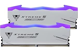 PATRIOT MEMORY Patriot Viper Xtreme 5 MPOWER DDR5 RGB RAM 32GB (2X16GB) 6000MT/s CL30 UDIMM Desktop Gaming Memory Kit - PVXR532G60C30KM