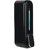 BATH GURU Bathroom Soap Shampoo Abs Wall Mounted Liquid Sanitizer Gel Kitchen Dishwash Plastic Dispenser 350 Ml Pack of 1 Sli