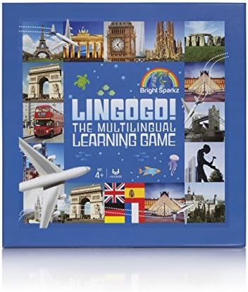 NEW! LINGOGO - The Multilingual Foreign Language Learning Educational Board Game Toy For Kids And Adults . Learn English Spanish German And French