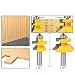 Produktbild '2pc Erdbeere Bohrer für esquipas und Arbeitsspeicher - 1/2 "x 3 - V Kerben 45 Grad - für Aufsitzmäher Akku Tischlerprodukt Elektrische Oberfräse Holz
