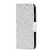Produktbild iPhone 7 Hülle,LUSHENG PU Leder Flip Cover Wallet Case Book Style Tasche Lederhülle Handyhülle für iPhone 7 4.7" - Weiß