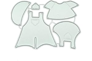 GEMINI_MALLL Cutting Dies for Card Making, Gemini_mall Cute Bear Clothes Metal Cutting Dies DIY Scrapbooking Paper Cards Photo Album Decor Craft Embossing Stencil Punching Template #4