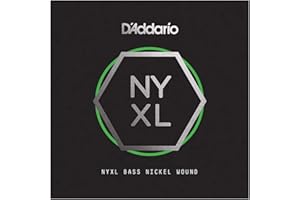 D'Addario NYXLB105 NYXL 0.105 Long Scale Nickel Wound Bass Guitar Single String