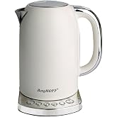 BergHOFF Gem Concept 1, 7 L Su Isıtıcı &ndash; 2400 W, &Ccedil;oklu Otomatik Sıcaklık Ayarı | Vanilya Krem