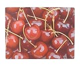 Vily's House Tabla de Cortar, Cristal, Rojo, 30x40x3 cm