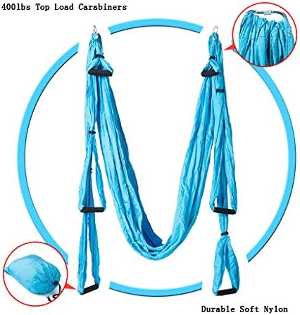 Seveni Aerial Yoga Swing/yoga hammock Beginner instruction Included for free 400ibs