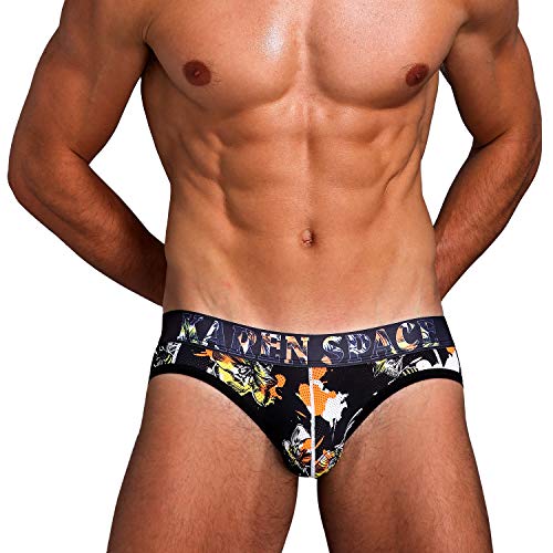 Arjen Kroos Jockstrap String Homme Slip Sexy Motif Imprimé Tanga Thong sous-vêtement Lingerie Masculine Sport