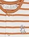 The Essential One - 2 Pack Baby Unisex Star Sleepsuits Babygrows - Orange Beige - 3-6 Months - ESS140