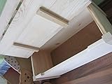 Best of JAM® Kindersitzbank mit Stauraum mit praktischer Deckelbremse MASSIVHOLZ UNBEHANDELT - 2