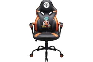 SUBSONIC Krzesło biurowe, poliuretanowe, czarne, średnie